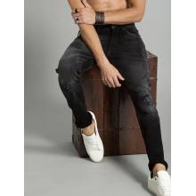 Roadster Men Black Skinny Fit Mid
