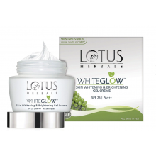 Lotus Herbals Sustainable Whiteglow Skin Whitening Brightening SPF 25++ Gel Creme 60g