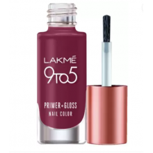 Lakmé 9to5 Primer + Gloss Nail Colour, Desert Rose Desert Rose